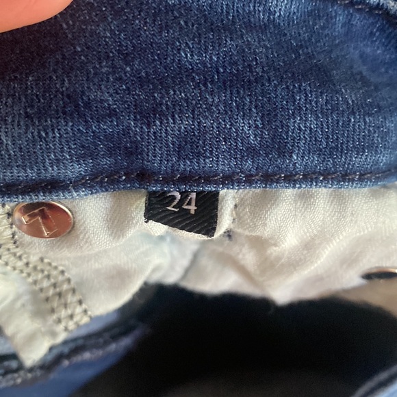 7 For All Mankind Aubrey Skinny Jeans Size 24 - Picture 12 of 16
